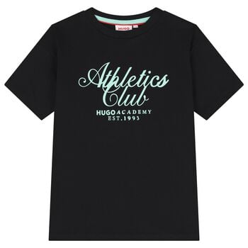Boys Black Logo T-Shirt