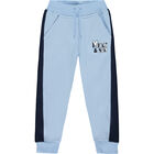 Boys Blue Logo Tracksuit, 1, hi-res