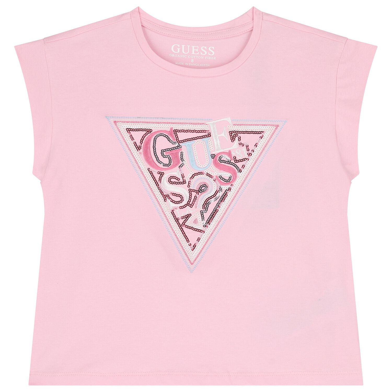 Girls Pink Logo T-Shirt, 2, hi-res
