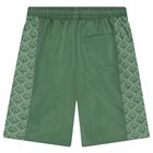 Boys Green Eagle Swim Shorts, 1, hi-res