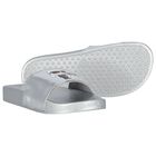 Girls Silver Choupette Sliders, 1, hi-res