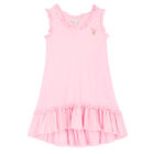 Girls Pink Sequin Dress, 1, hi-res