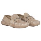 Boys Beige Suede Shoes, 2, hi-res