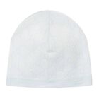 Ivory & Blue Logo Baby Hat, 1, hi-res