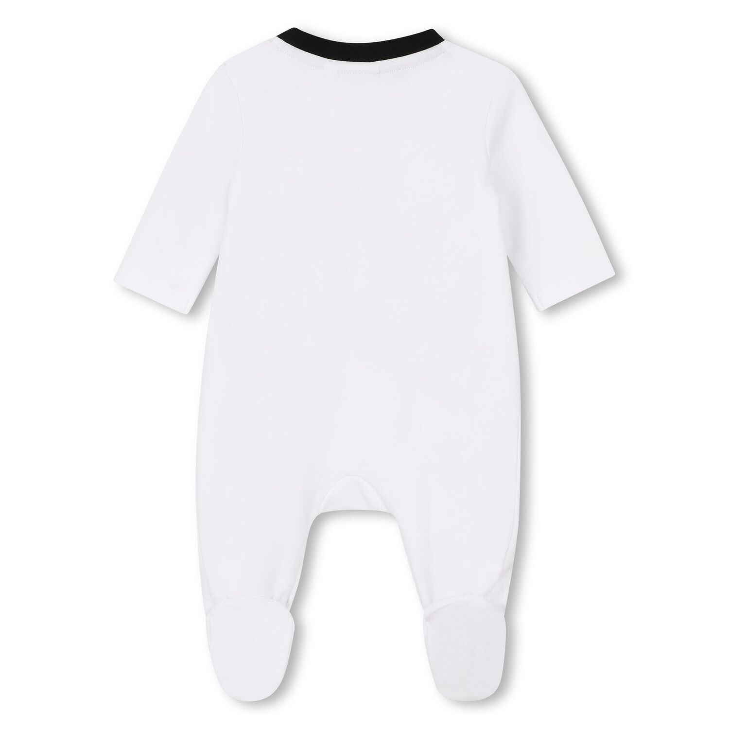 Baby Boys White Logo Babygrow Gift Set, 2, hi-res