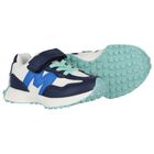 حذاء أولاد رياضي باللون الأبيض و الكحلي , 2, hi-res