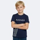 Boys Navy Blue Logo T-Shirt, 2, hi-res