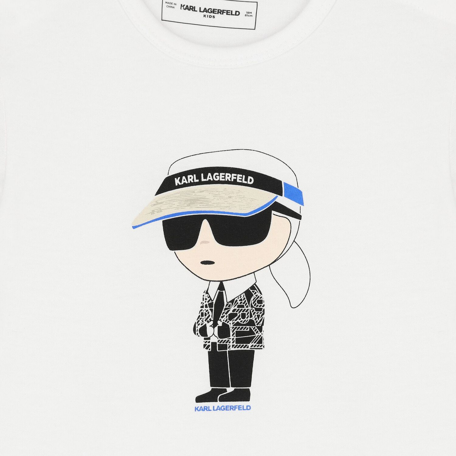 Boys White & Black Ikonik Shorts Set, 1, hi-res image number null