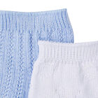 Baby Boys White & Blue Socks ( 2-Pack ), 2, hi-res