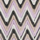 تنوره كروشيه للبنات بشكل متعرج باللون البنفسجى والاسود والعاجى , 1, hi-res