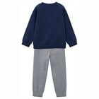 Boys Navy Blue & Grey Tracksuit, 3, hi-res
