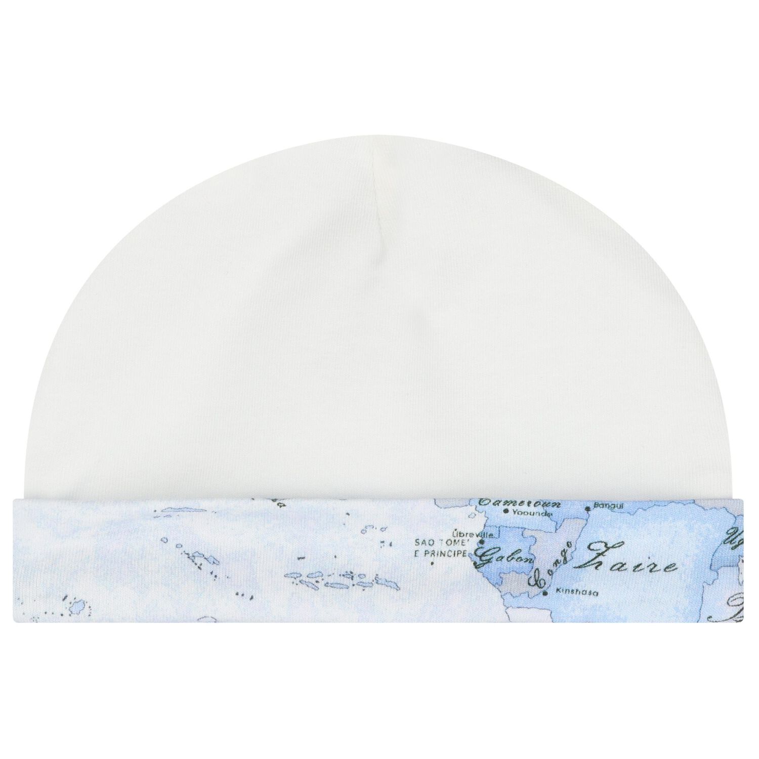 Baby Boys Ivory & Blue Geo Map Babygrow Gift Set, 1, hi-res image number null