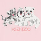 Baby Girls Pink Logo Dress, 1, hi-res