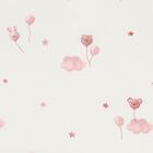 Baby Girls Pink & White Balloon Tracksuit ( 3 Piece ), 2, hi-res