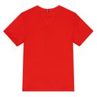 Boys Red Logo T-Shirt, 2, hi-res