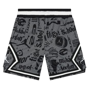 Boys Grey & Black Jordan Logo Shorts