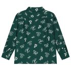 Boys Green & White Logo Shirt, 1, hi-res