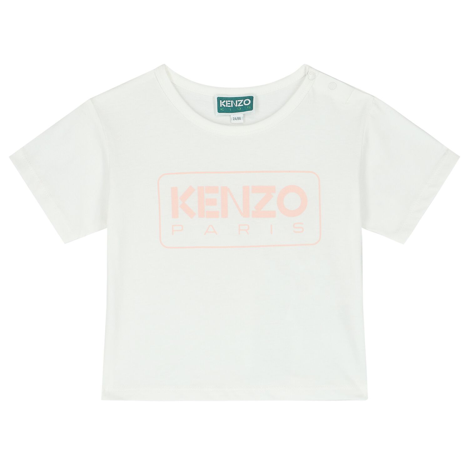 Younger Girls Ivory Logo T-Shirt, 1, hi-res image number null