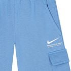Boys Blue Logo Shorts, 2, hi-res