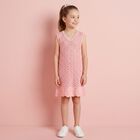 Girls Pink Knitted Dress, 1, hi-res