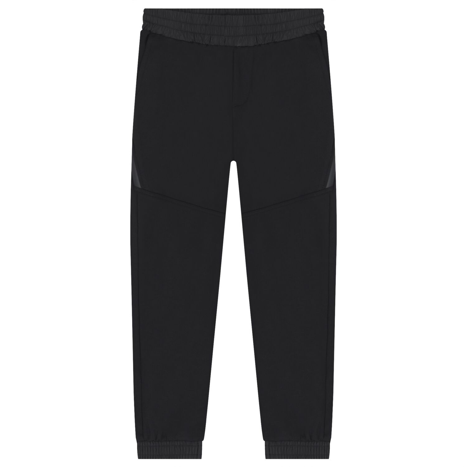 Boys Black Logo Joggers, 1, hi-res