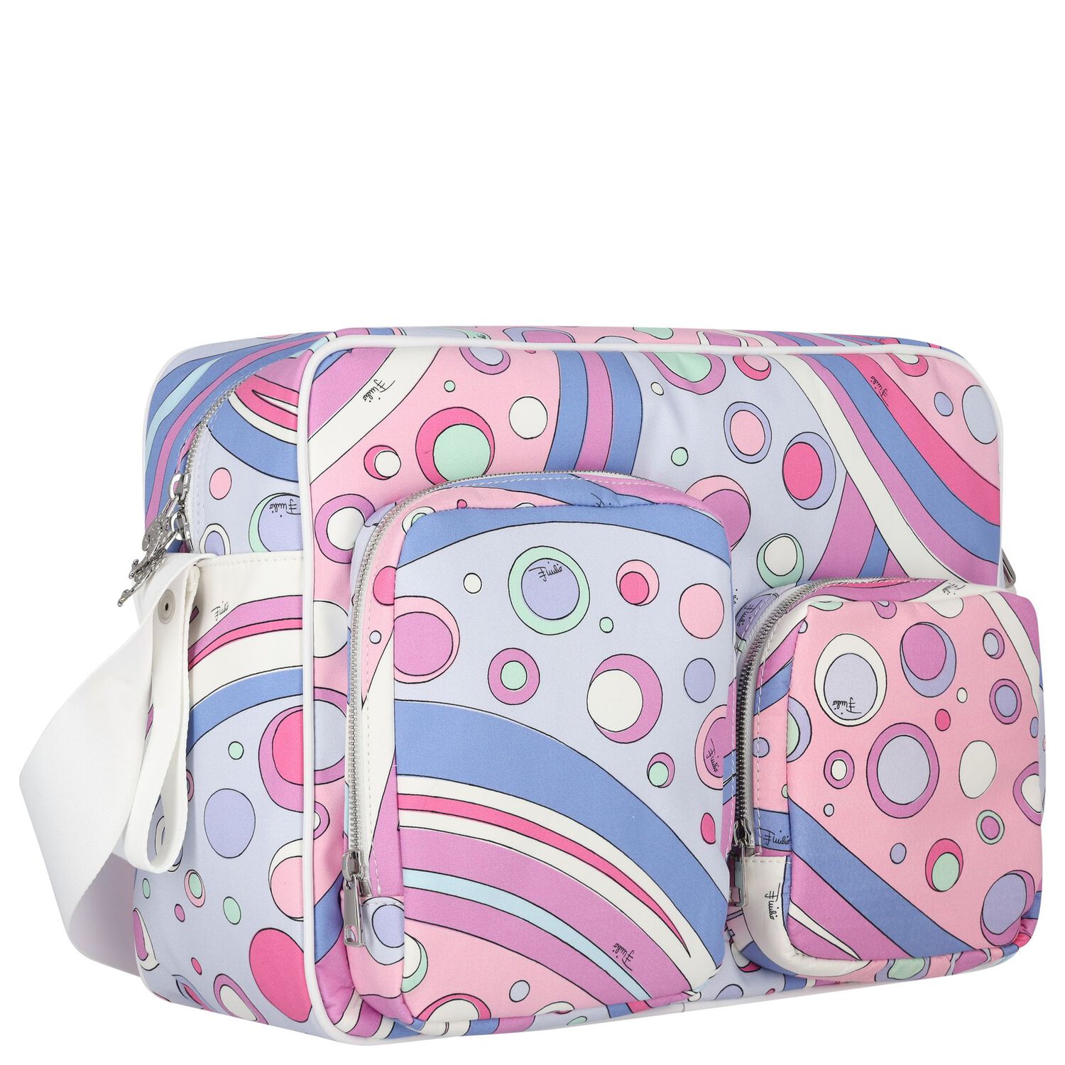 Baby Girls Pink & Lilac Fontane Changing Bag, 2, hi-res