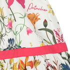 تنورة بنات بالزهور باللون الابيض , 1, hi-res