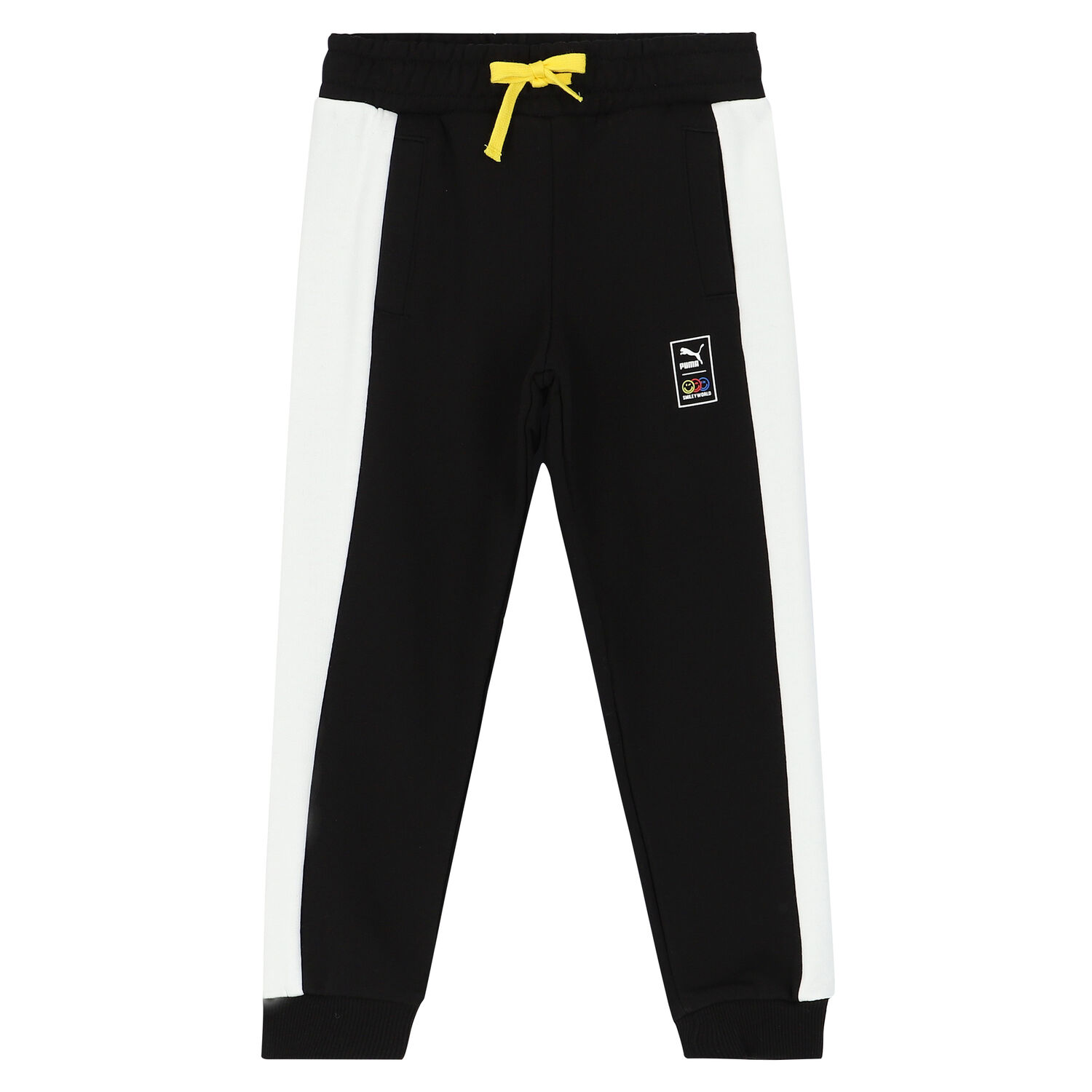 Boys Black & White Logo Joggers, 1, hi-res image number null