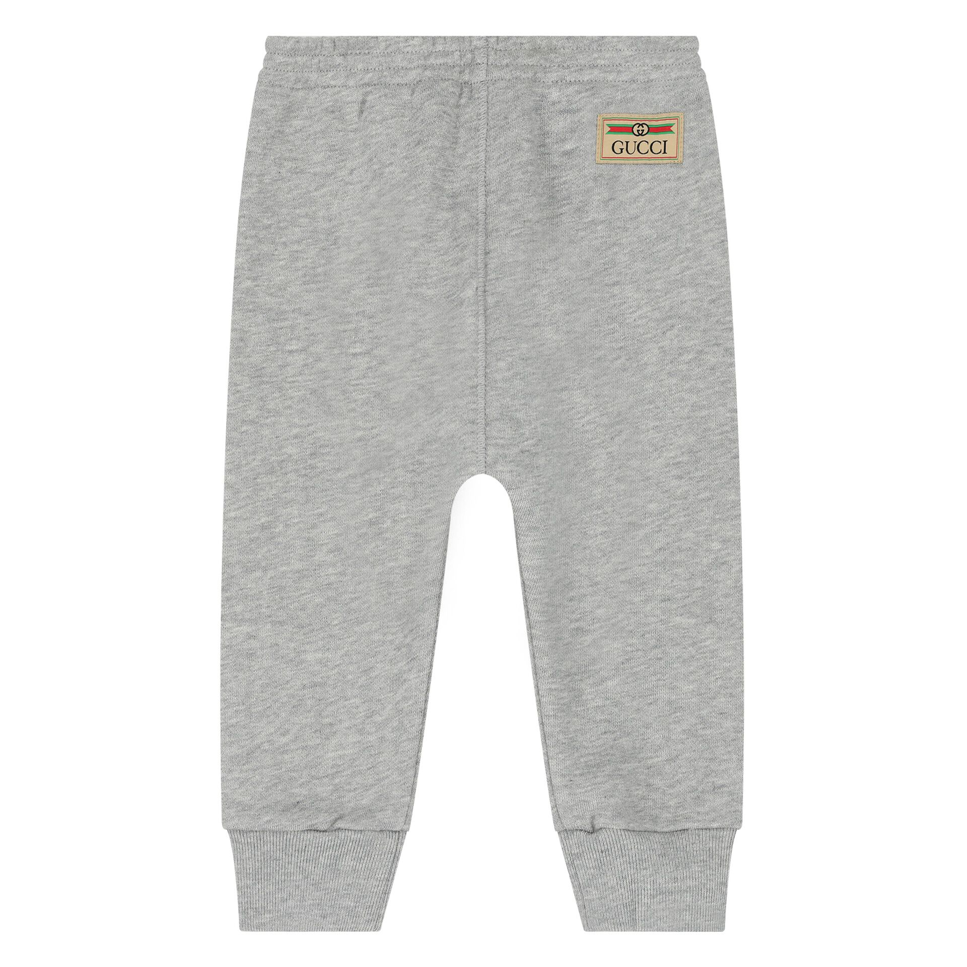 Gucci Grey Logo Joggers Junior Couture USA