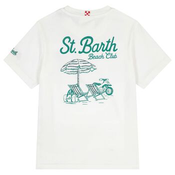 Boys White Logo T-Shirt