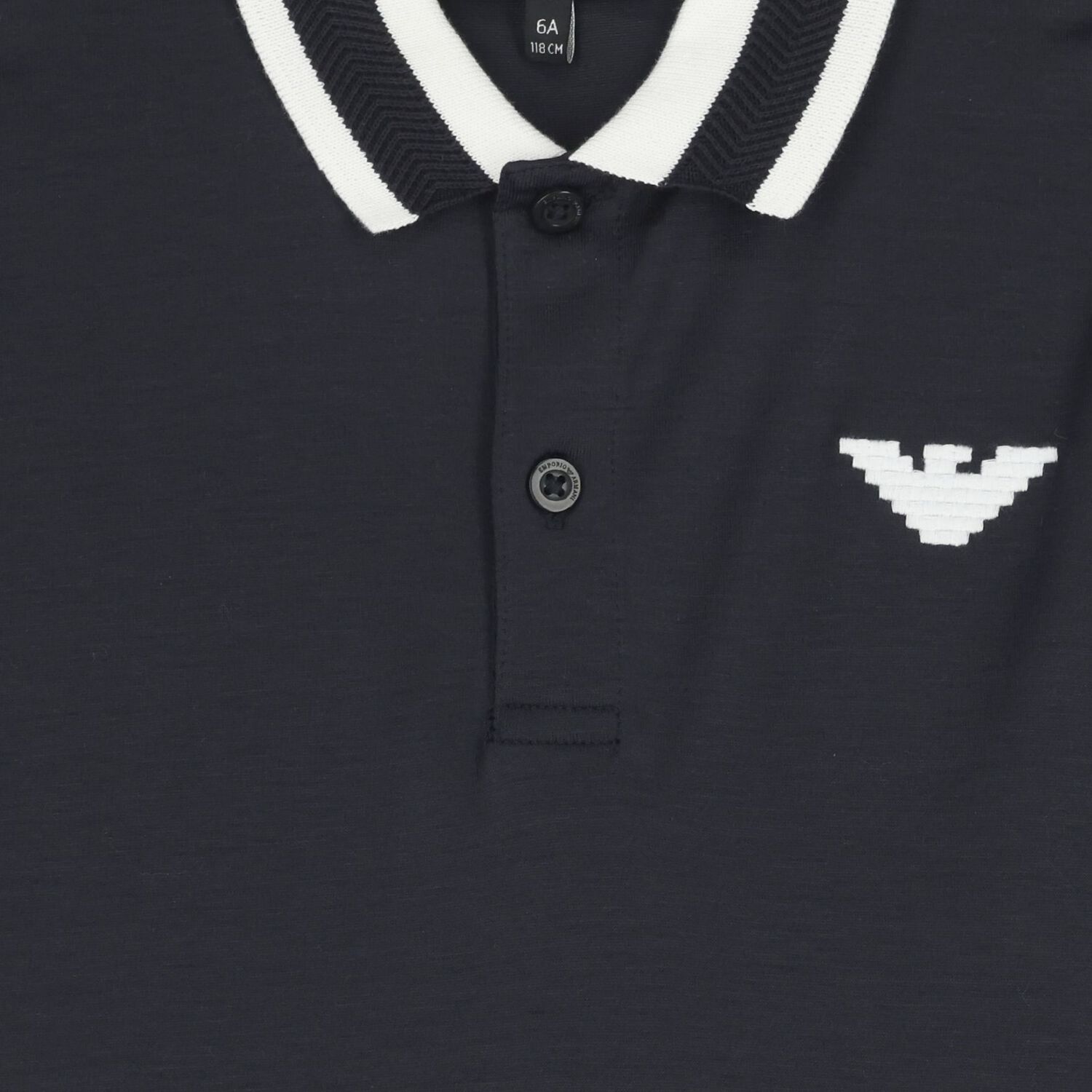 Boys Navy Blue Logo Polo Shirt , 1, hi-res