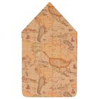 عش أطفال بشعار خريطة جغرافية باللونين الأبيض والبيج, 1, hi-res