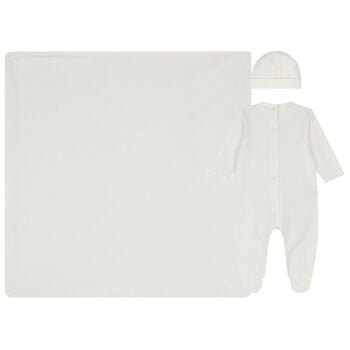 Ivory Smocked Babygrow Gift Set