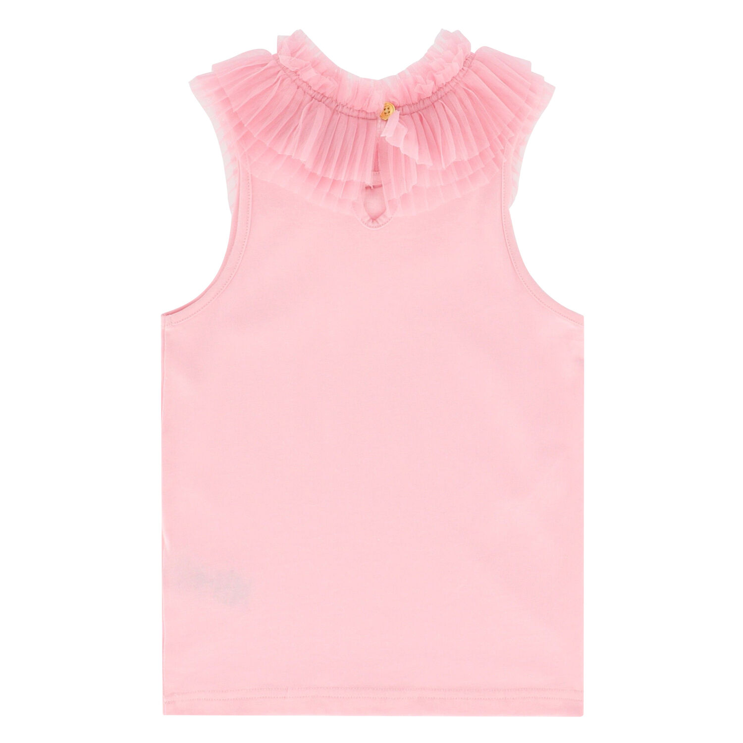 Girls Pink Tulle Top, 1, hi-res image number null