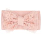 Baby Girls Pink Bow Headband, 1, hi-res