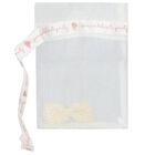 Girls White Embellished Bow Hair Clip, 4, hi-res