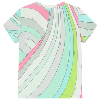 Girls Multi-Coloured Iride Pastel T-Shirt