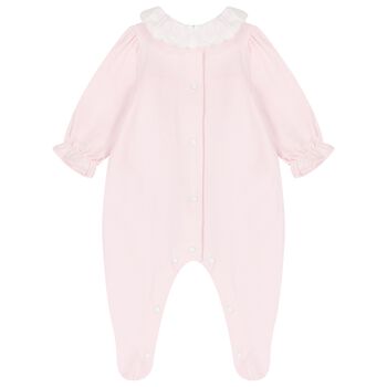 Baby Girls Pink Babygrow