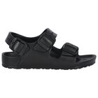 Black Logo Milano Eva Sandals, 1, hi-res