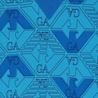 تيشيرت أولاد بالشعار باللون الأزرق, 1, hi-res