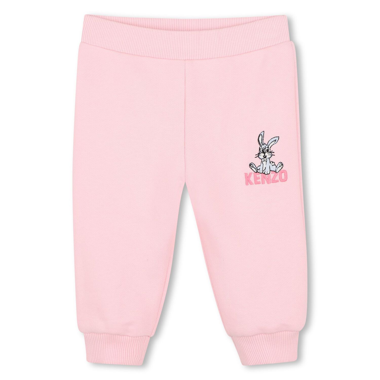 Younger Girls Pink Bunny Logo Tracksuit, 1, hi-res
