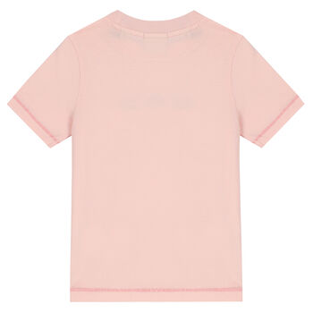 Girls Pink Logo T-Shirt