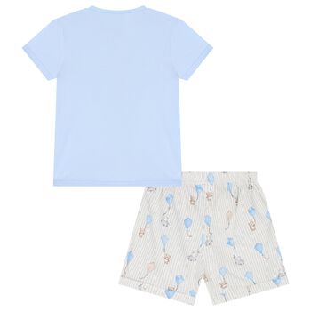 Baby Boys Blue Kite Shorts Set