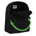 Black Logo Backpack, 2, hi-res