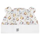 White Teddy Bear Baby Hat, 1, hi-res