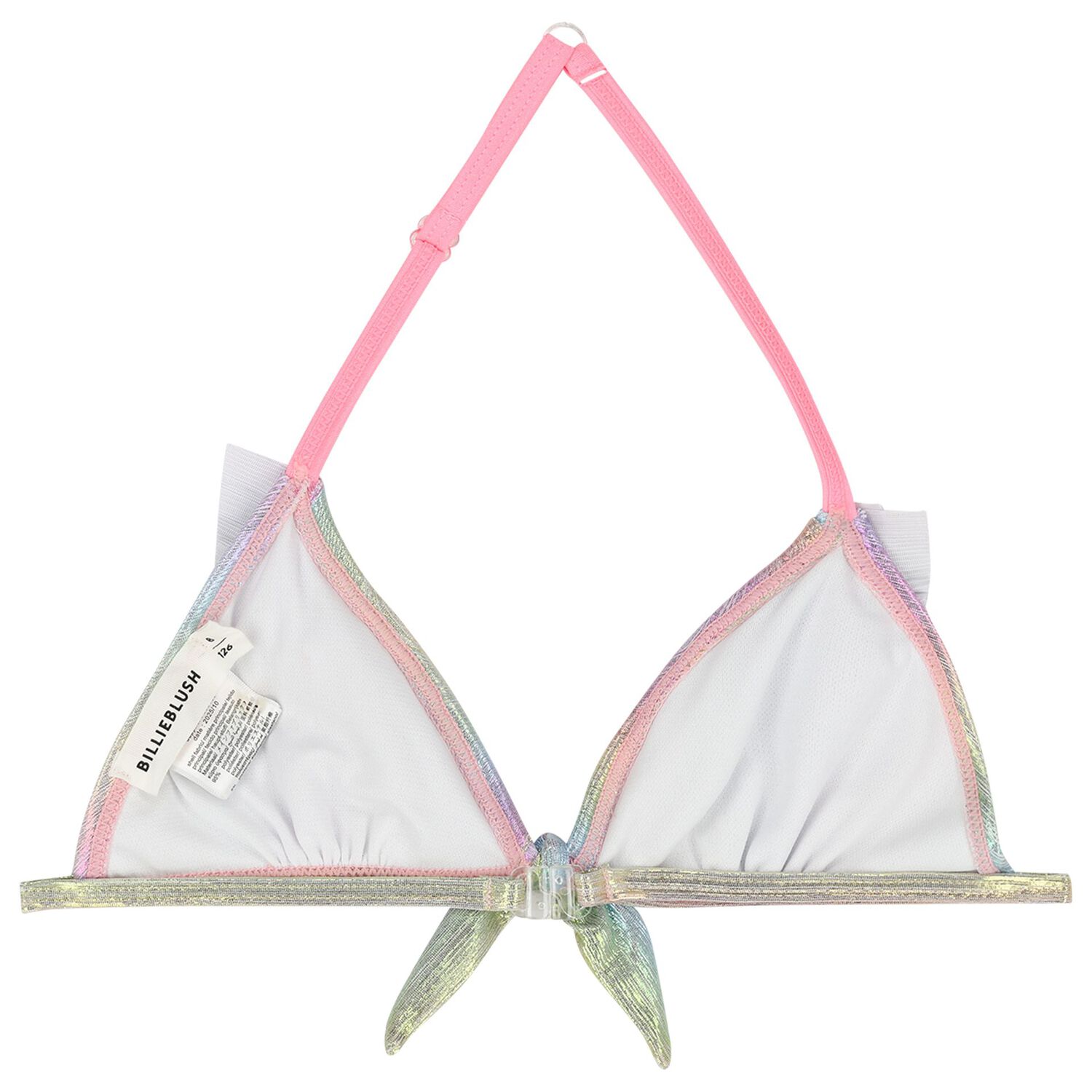 Girls Iridescent Rainbow Bikini, 1, hi-res