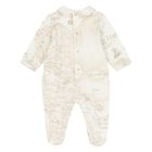 Ivory & Beige Geo Map Babygrow Gift Set, 4, hi-res