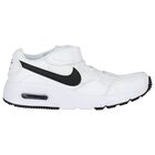 Boys White & Black Nike Air Max Trainers, 1, hi-res