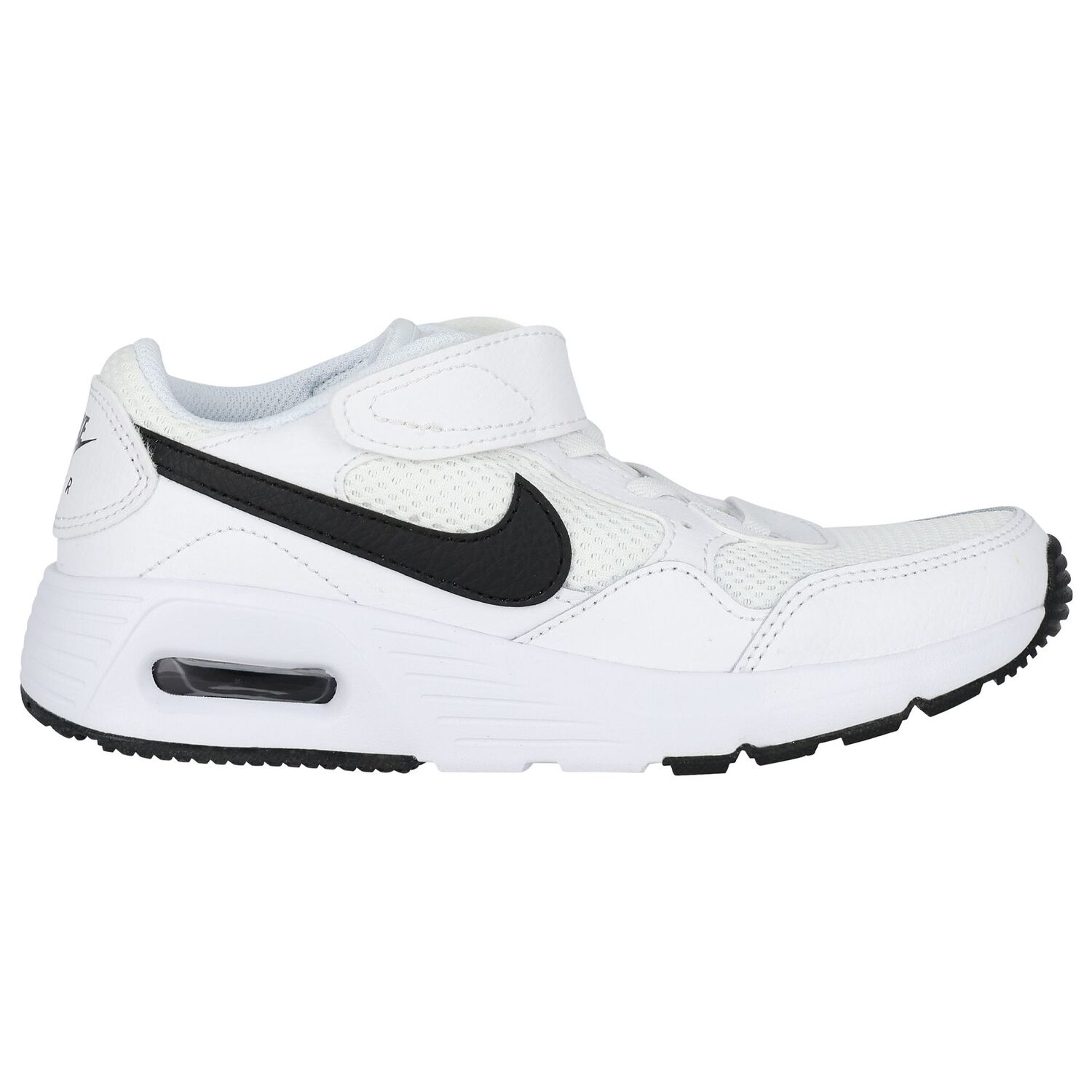 Boys White & Black Nike Air Max Trainers, 1, hi-res