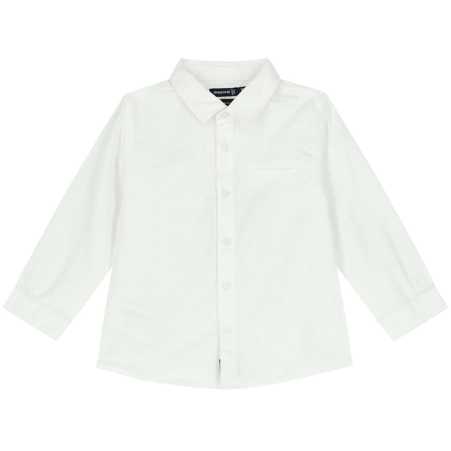 Younger Boys White Shirt & Bow Tie, 1, hi-res image number null